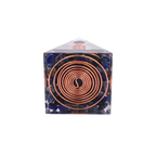 Copper Wire Obsidian Orgone Pyramid