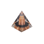 Copper Wire Obsidian Orgone Pyramid