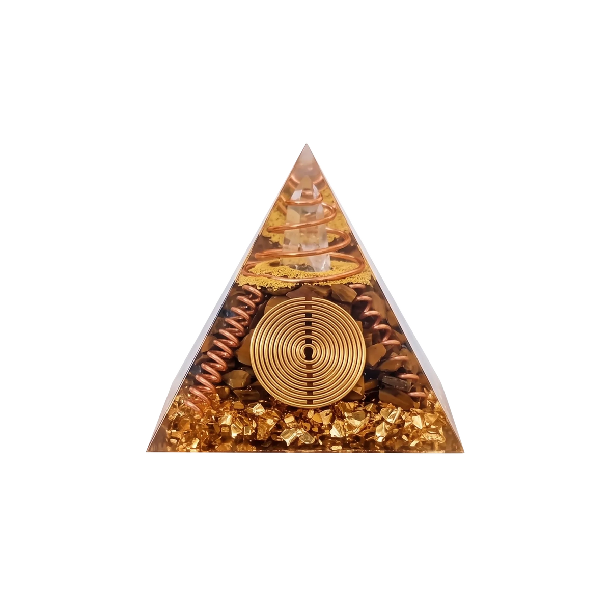 Tiger Eye Orgone Pyramid Collection