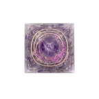 Amethyst Chakra Generator Orgone Pyramid