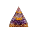 Carrot Seed Flower of Life Orgonite Pyramid