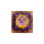 Carrot Seed Flower of Life Orgonite Pyramid