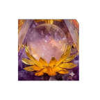 Carrot Seed Flower of Life Orgonite Pyramid