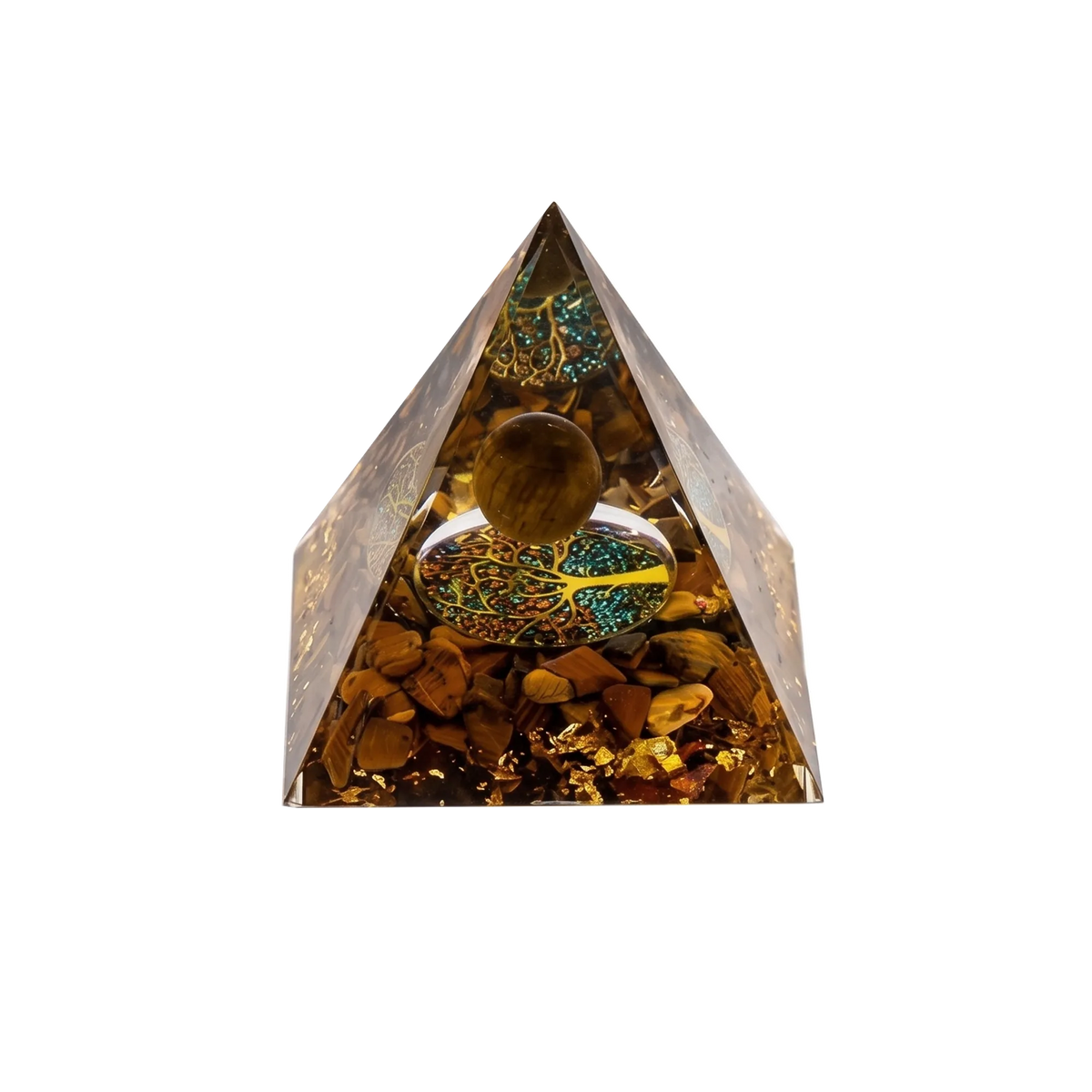 7-Piece Orgone Crystal Pyramid Set - Piece 1