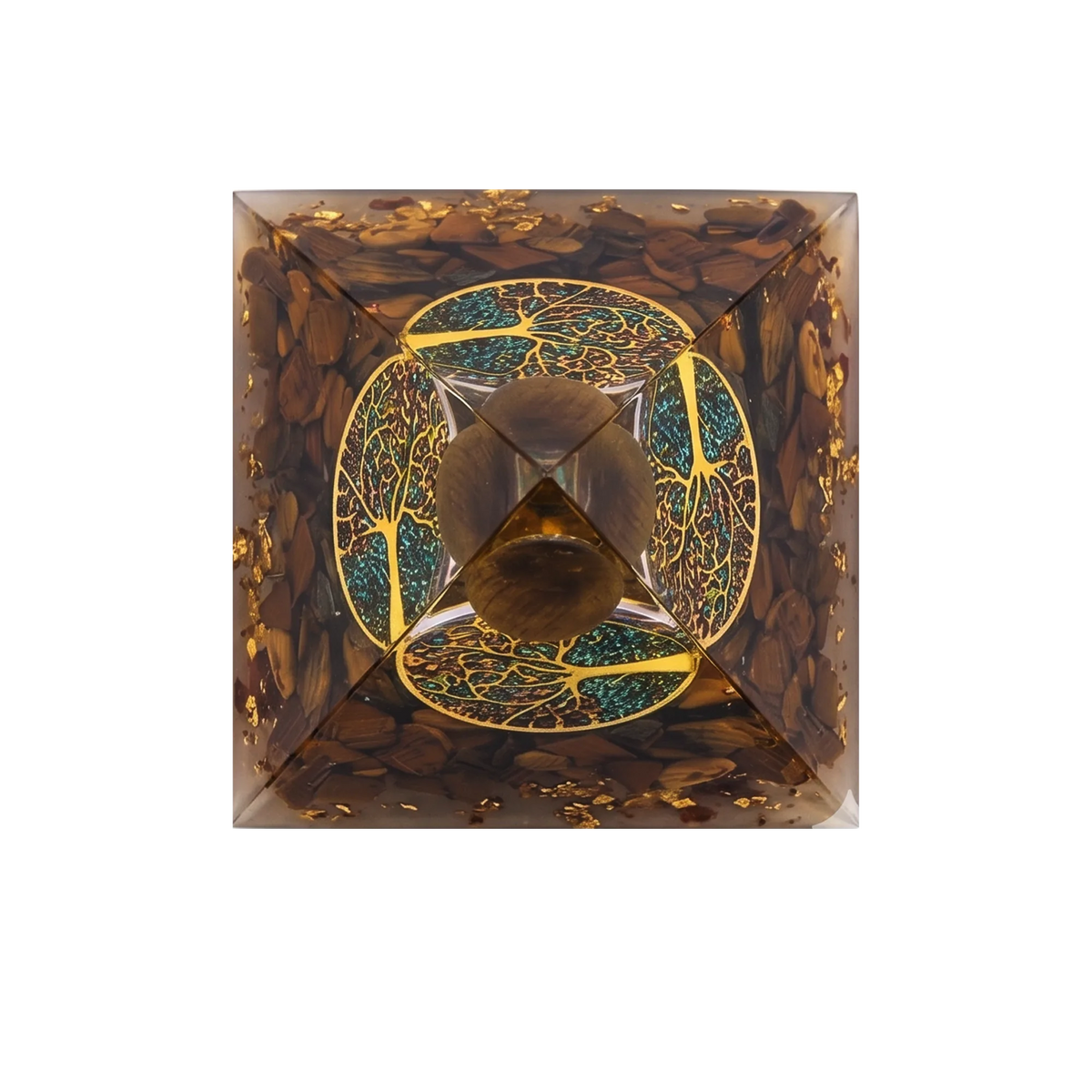 7-Piece Orgone Crystal Pyramid Set - Piece 1