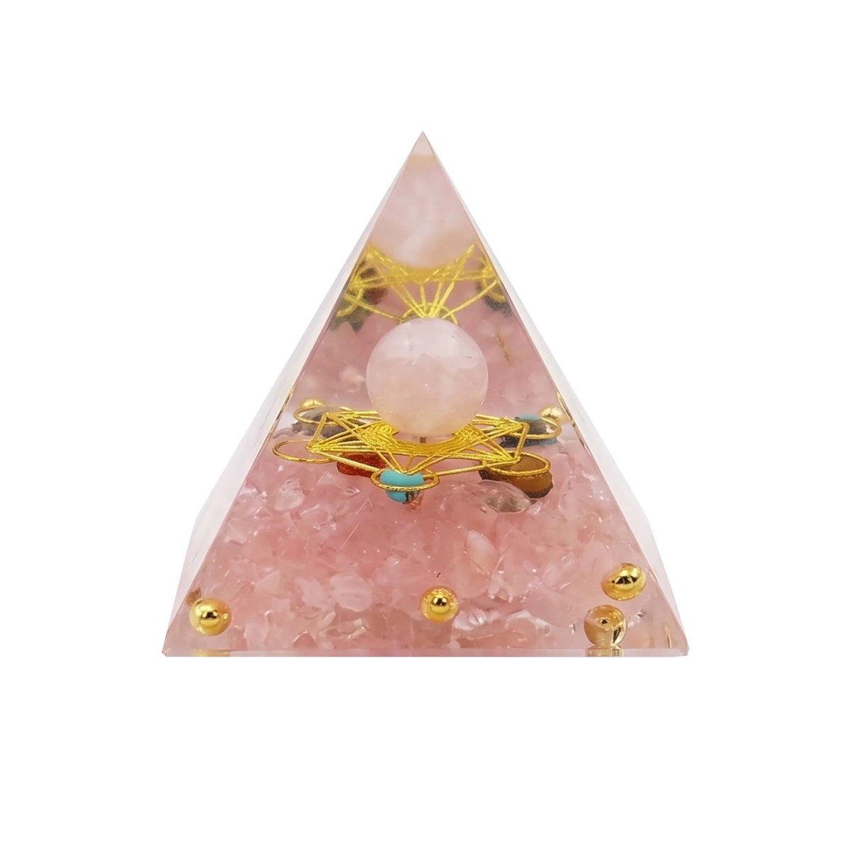 7-Piece Orgone Crystal Pyramid Set - Piece 2