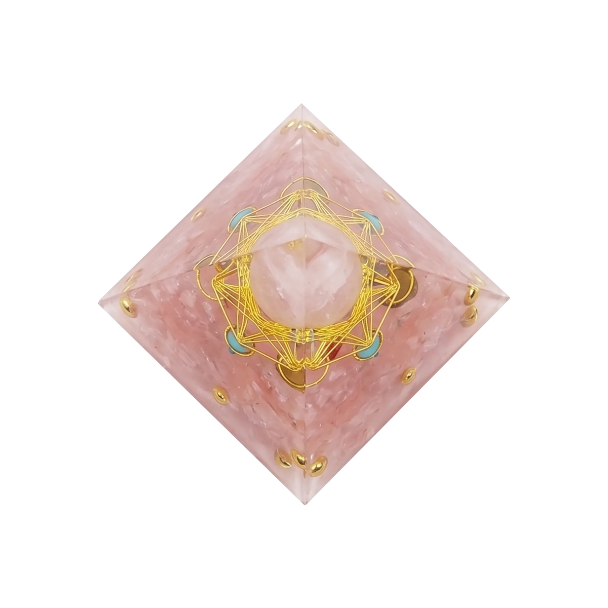 7-Piece Orgone Crystal Pyramid Set - Piece 2