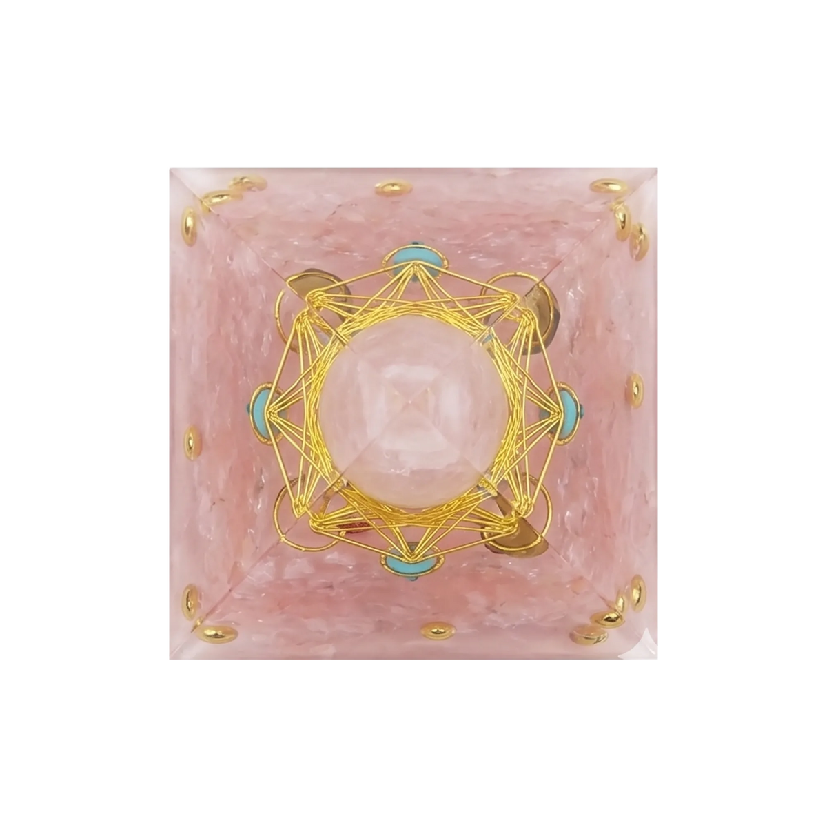 7-Piece Orgone Crystal Pyramid Set - Piece 2
