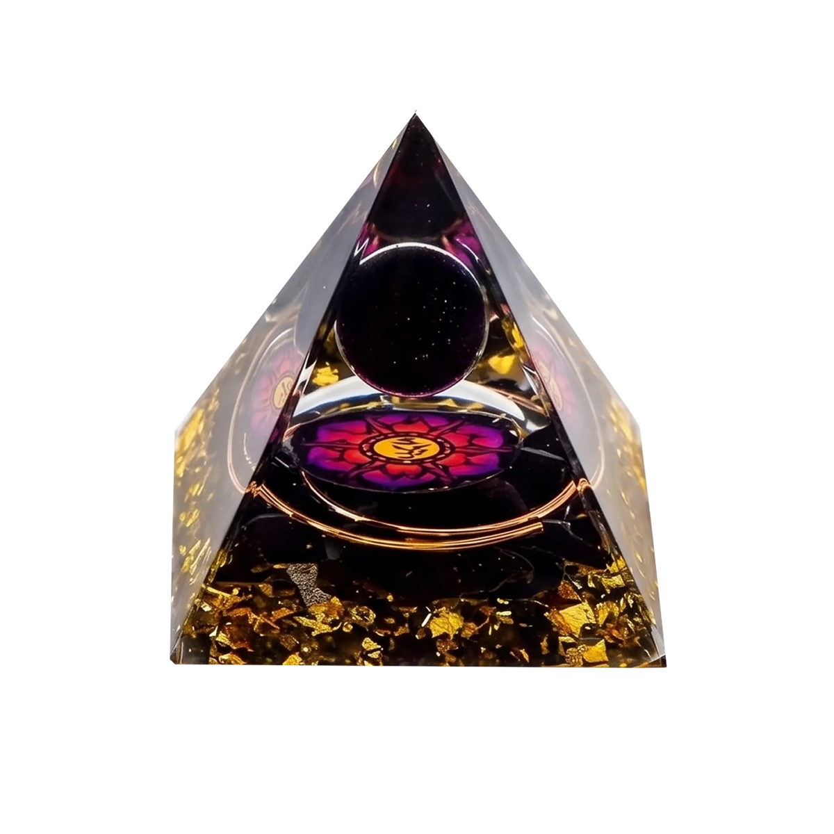 7-Piece Orgone Crystal Pyramid Set - Piece 3