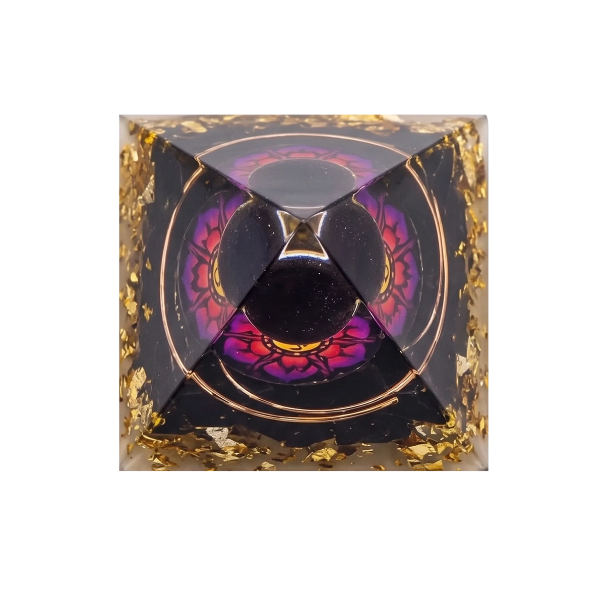 7-Piece Orgone Crystal Pyramid Set - Piece 3