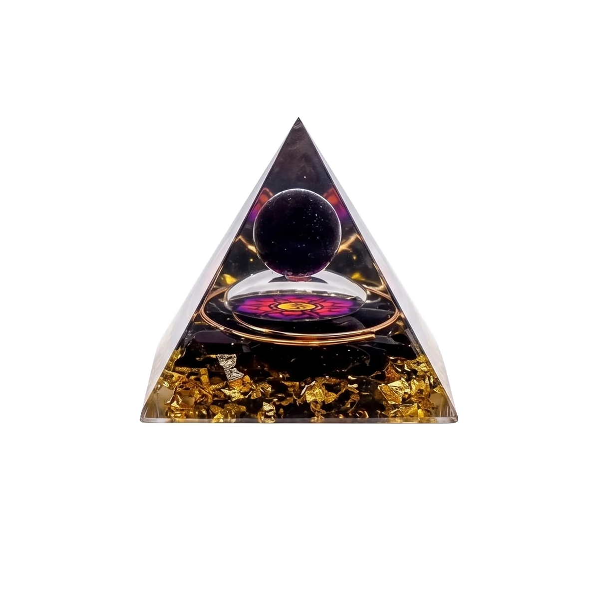 7-Piece Orgone Crystal Pyramid Set - Piece 3
