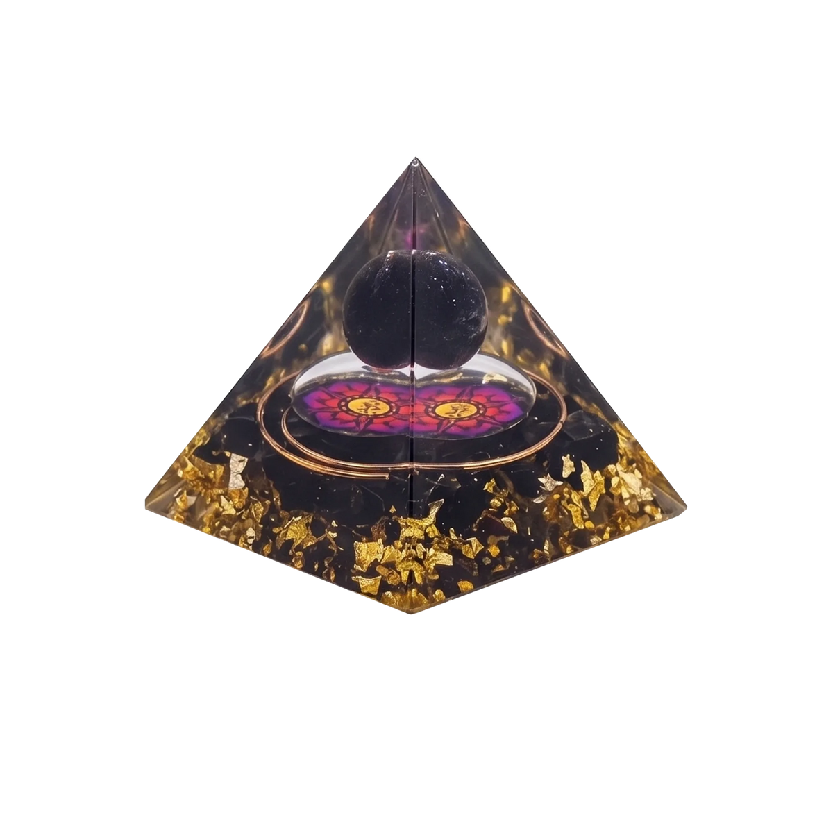 7-Piece Orgone Crystal Pyramid Set - Piece 3