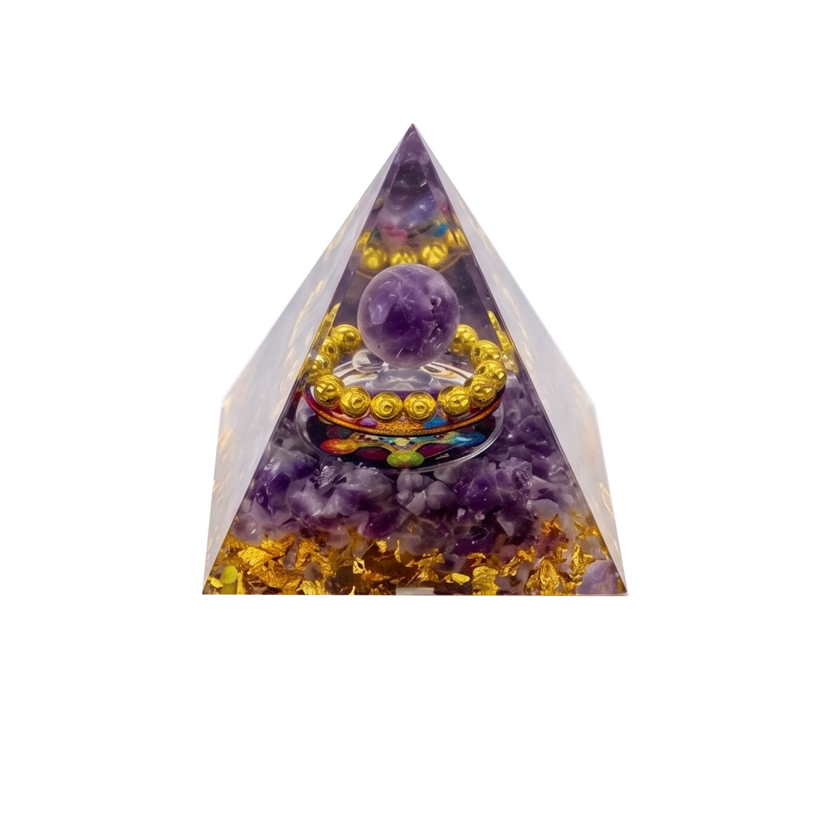7-Piece Orgone Crystal Pyramid Set - Piece 4