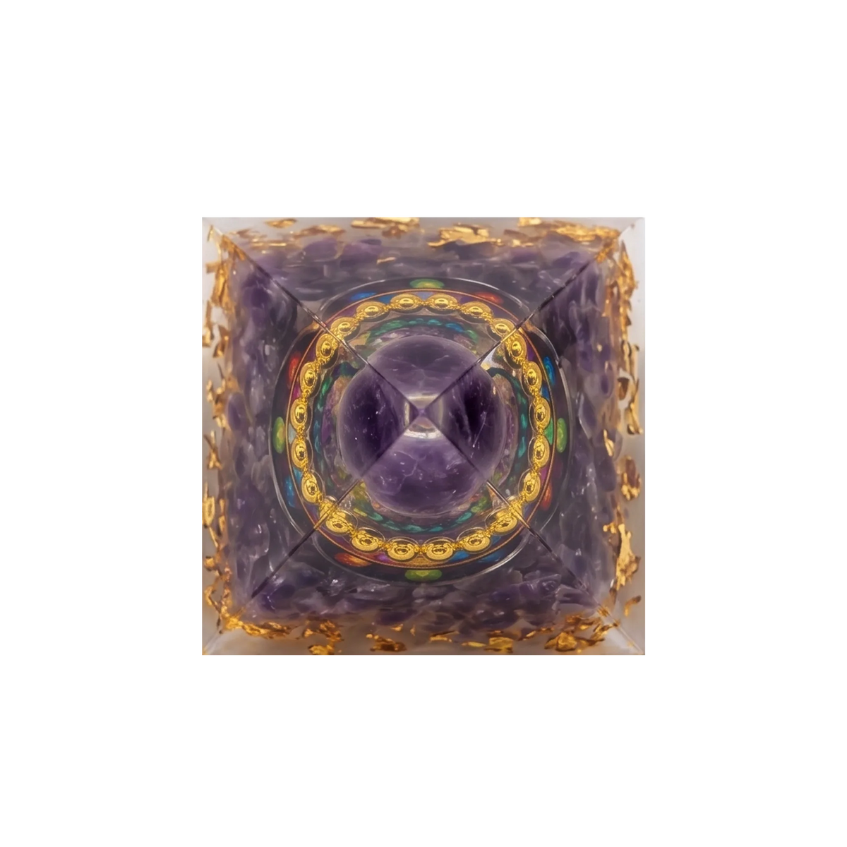 7-Piece Orgone Crystal Pyramid Set - Piece 4