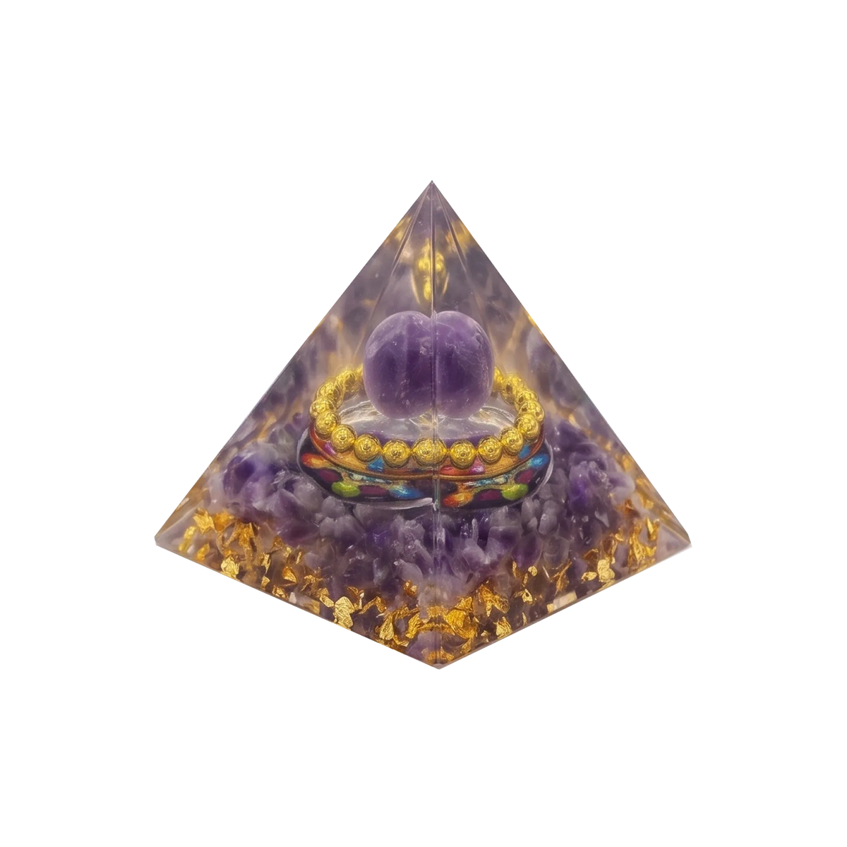 7-Piece Orgone Crystal Pyramid Set - Piece 4