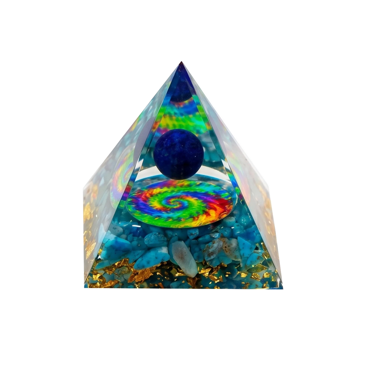7-Piece Orgone Crystal Pyramid Set - Piece 6