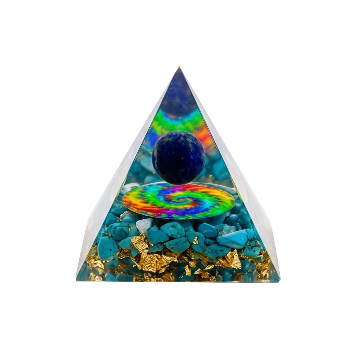 7-Piece Orgone Crystal Pyramid Set - Piece 6