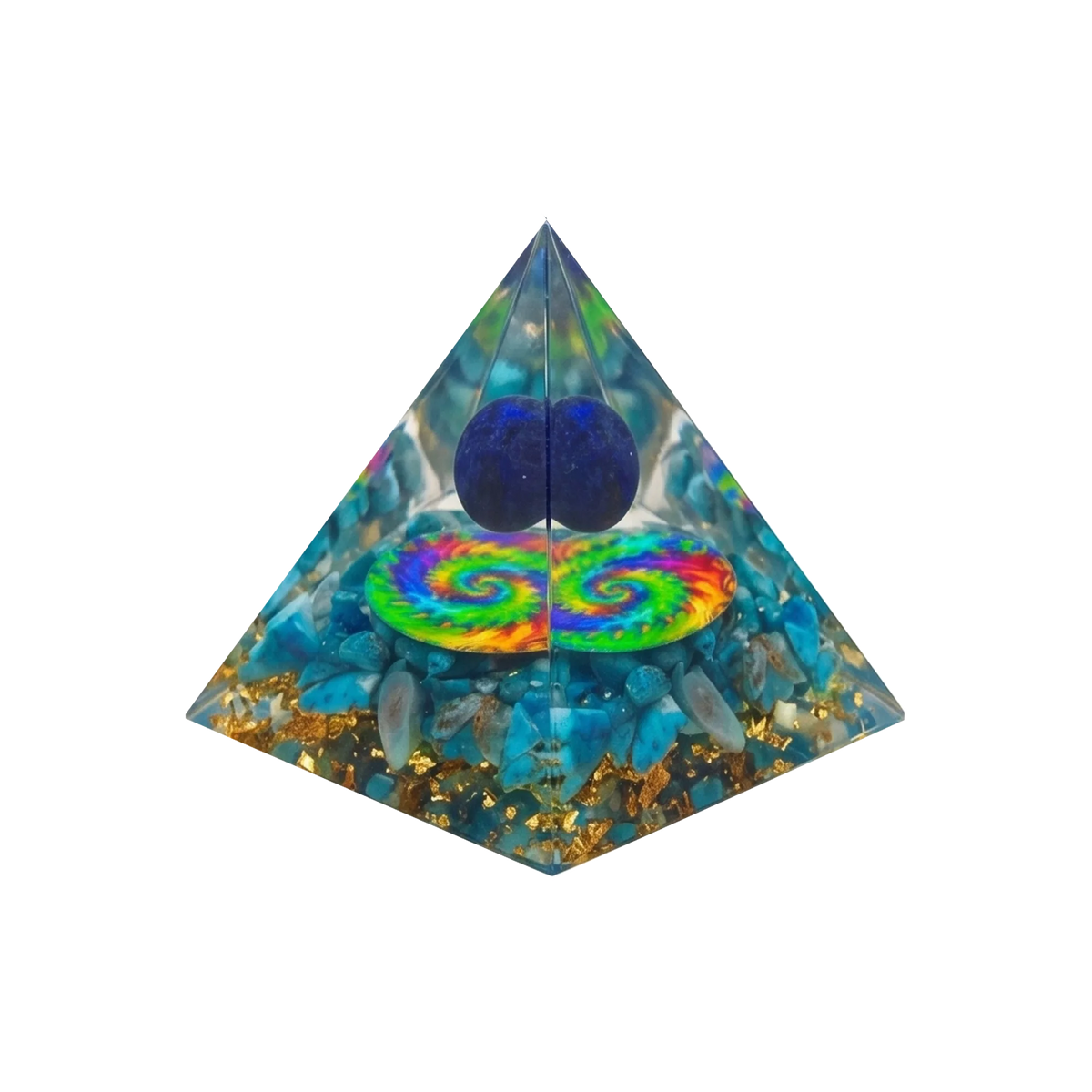 7-Piece Orgone Crystal Pyramid Set - Piece 6