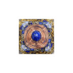Lapis Lazuli Copper Coil Orgone Pyramid