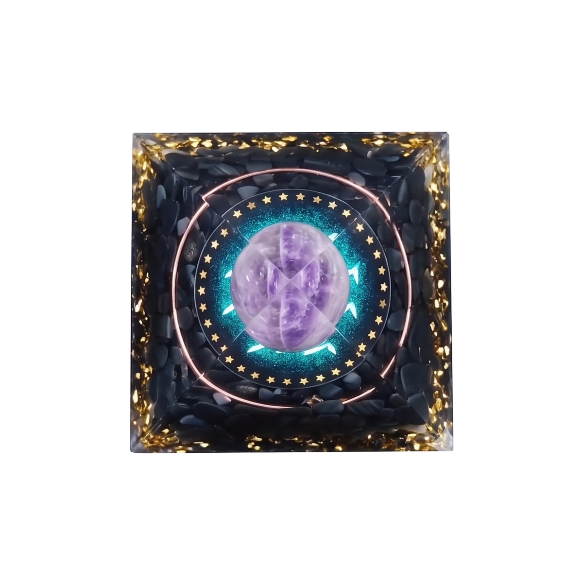 Aquarius Constellation Orgone Pyramid