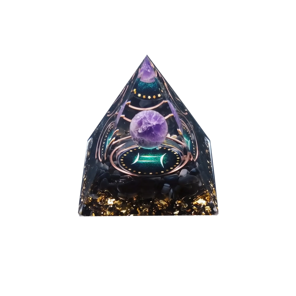 Gemini Constellation Orgone Pyramid