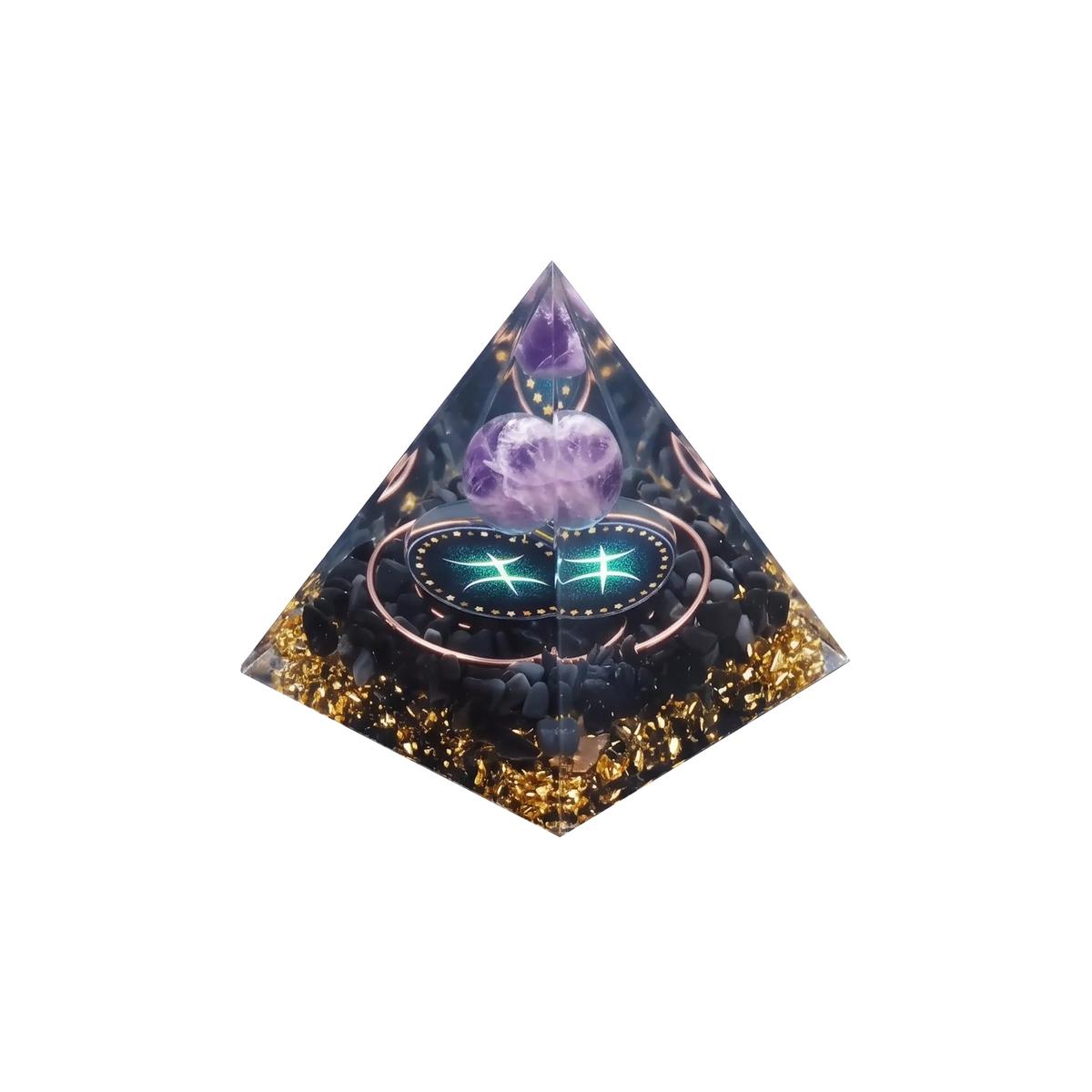 Pisces Constellation Orgone Pyramid