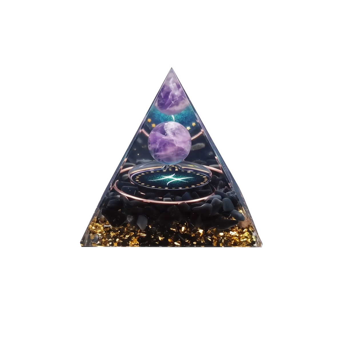 Pisces Constellation Orgone Pyramid