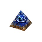 Lapis Lazuli Evil Eye Orgone Pyramid