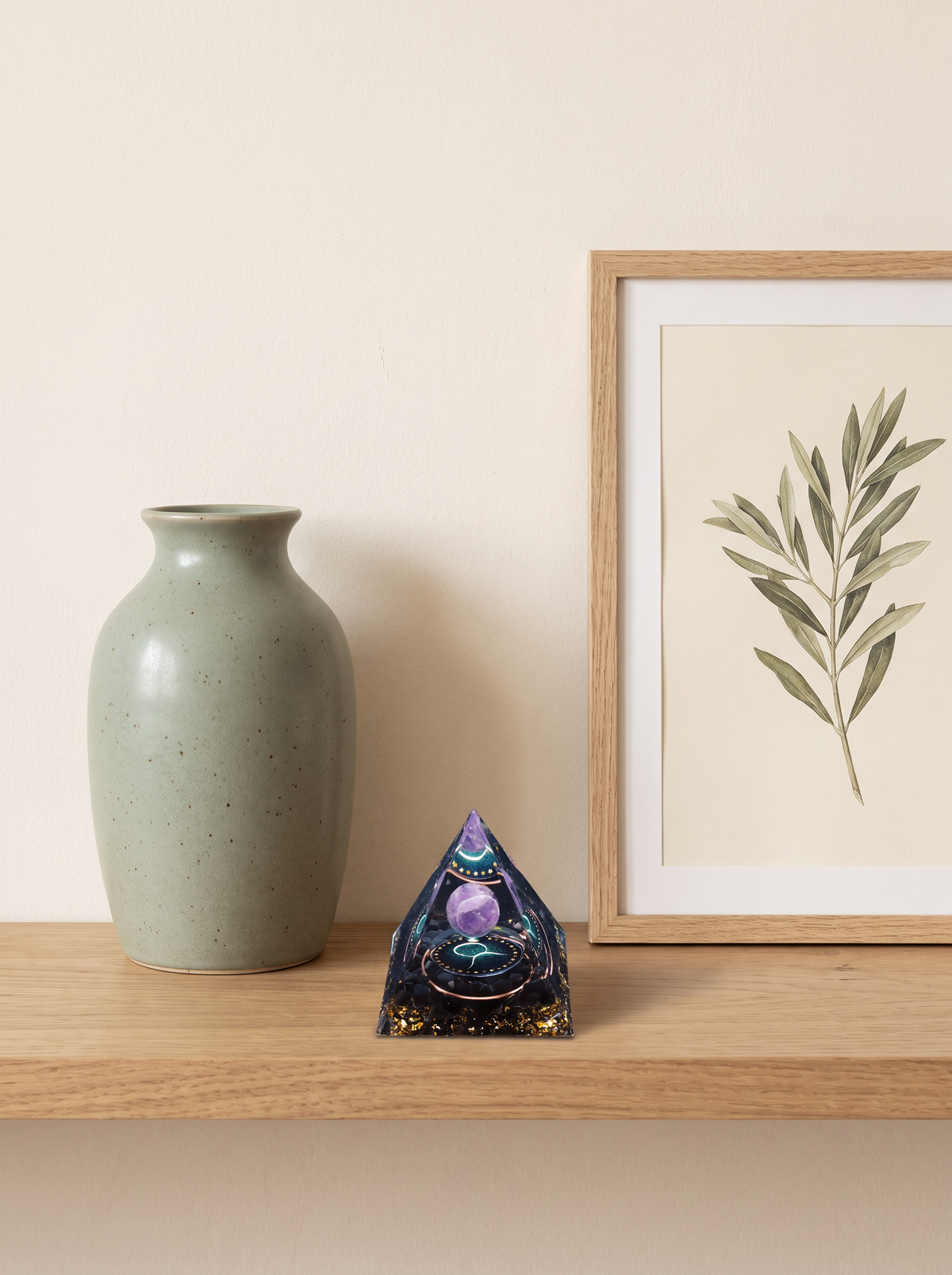 Aquarius Constellation Orgone Pyramid