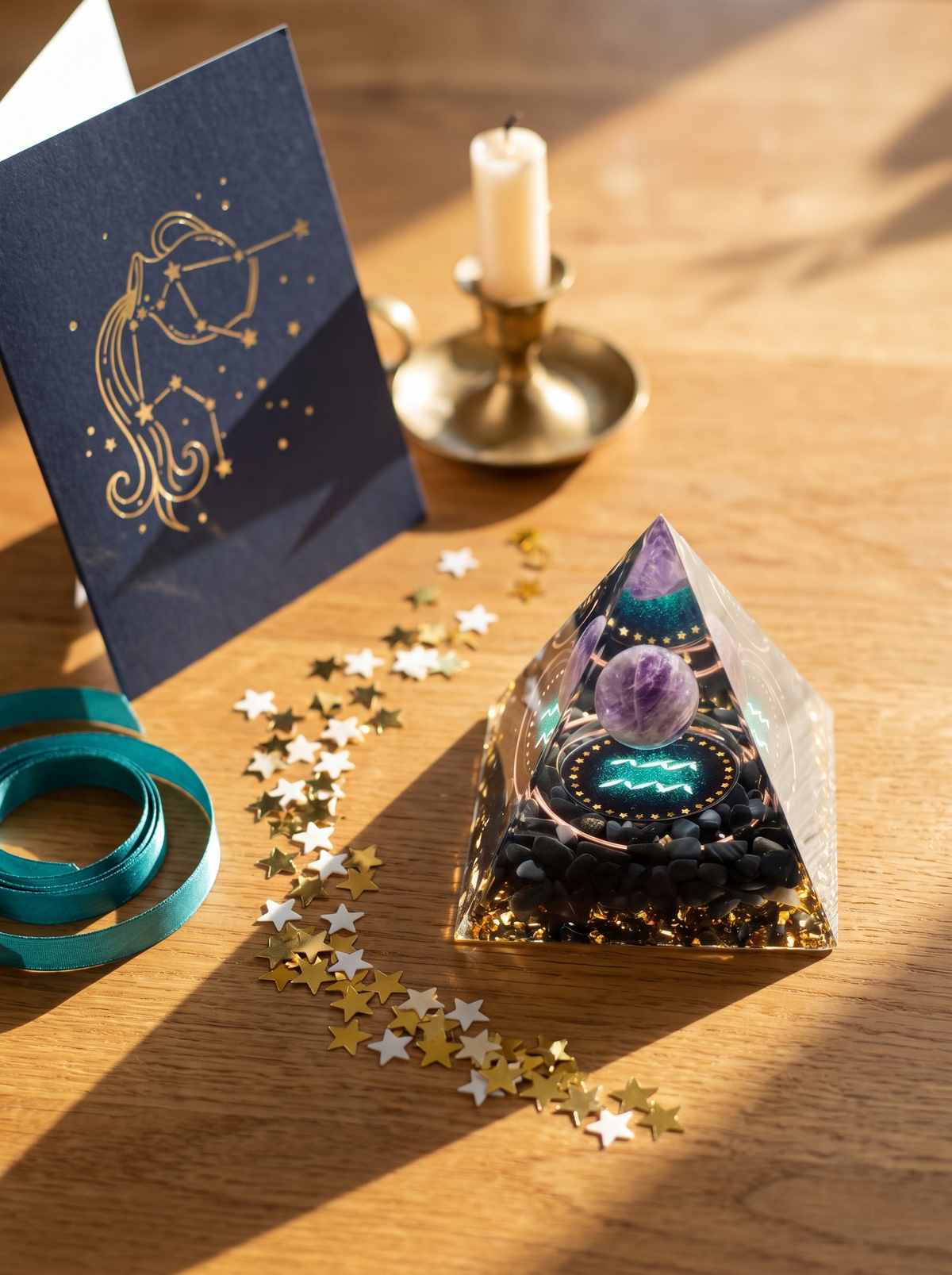 Aries Constellation Orgone Pyramid