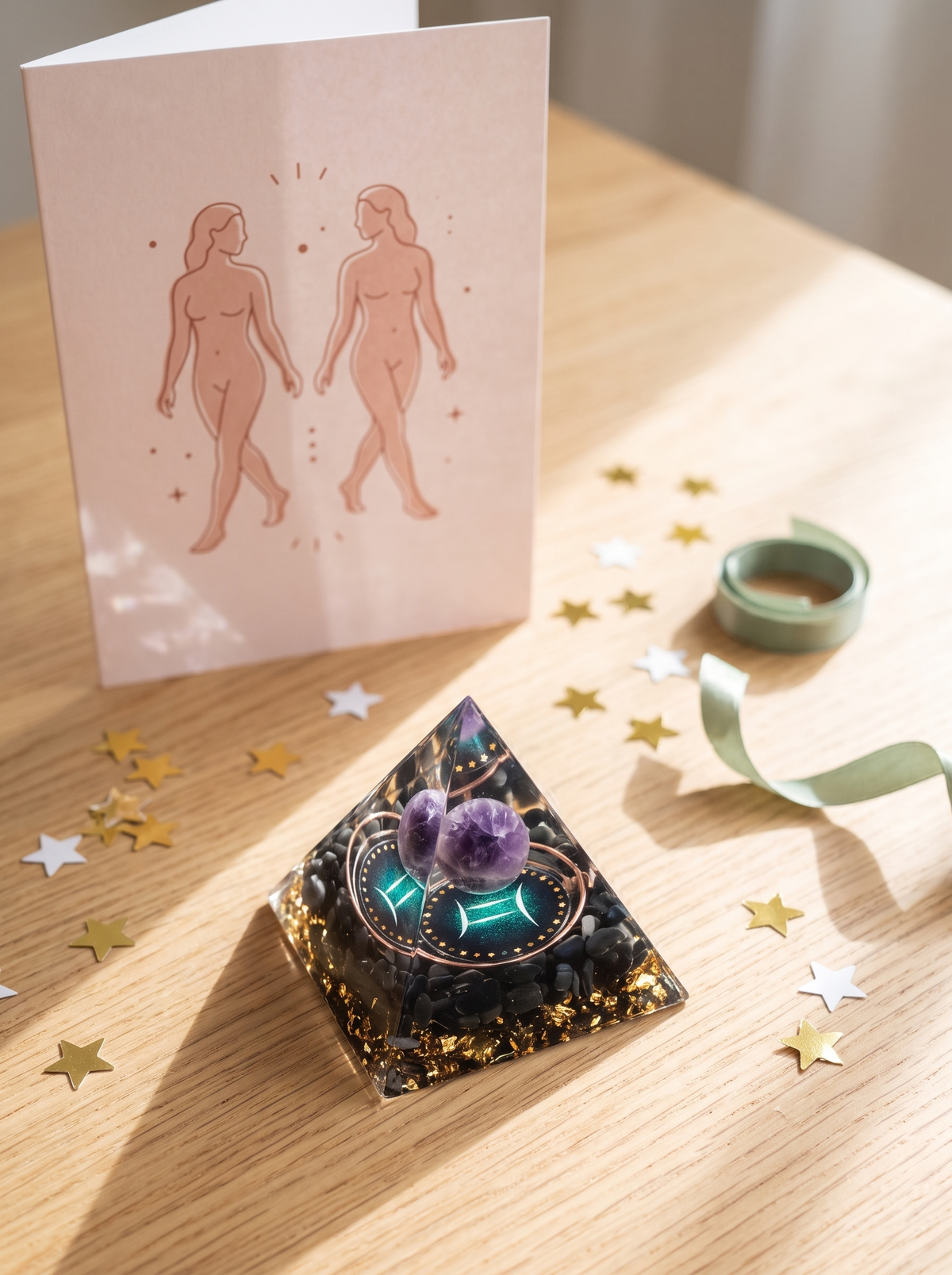 Leo Constellation Orgone Pyramid