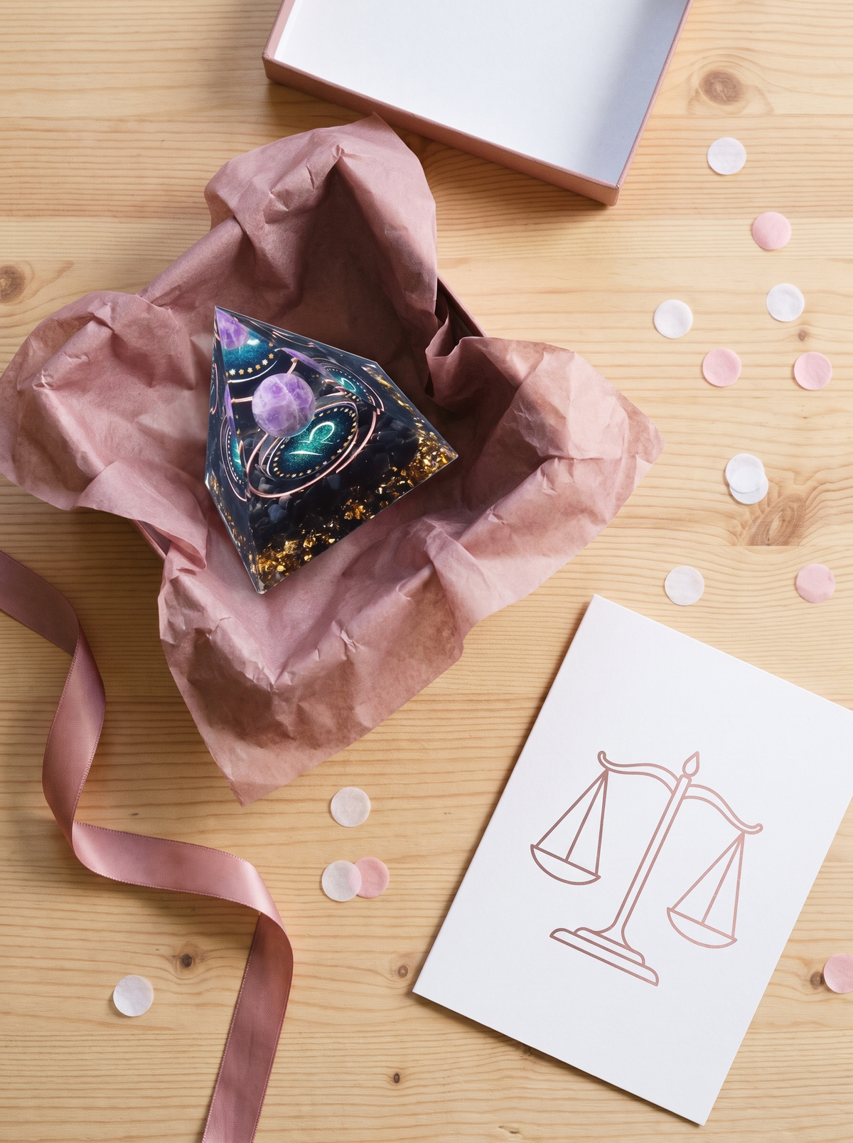 Libra Constellation Orgone Pyramid