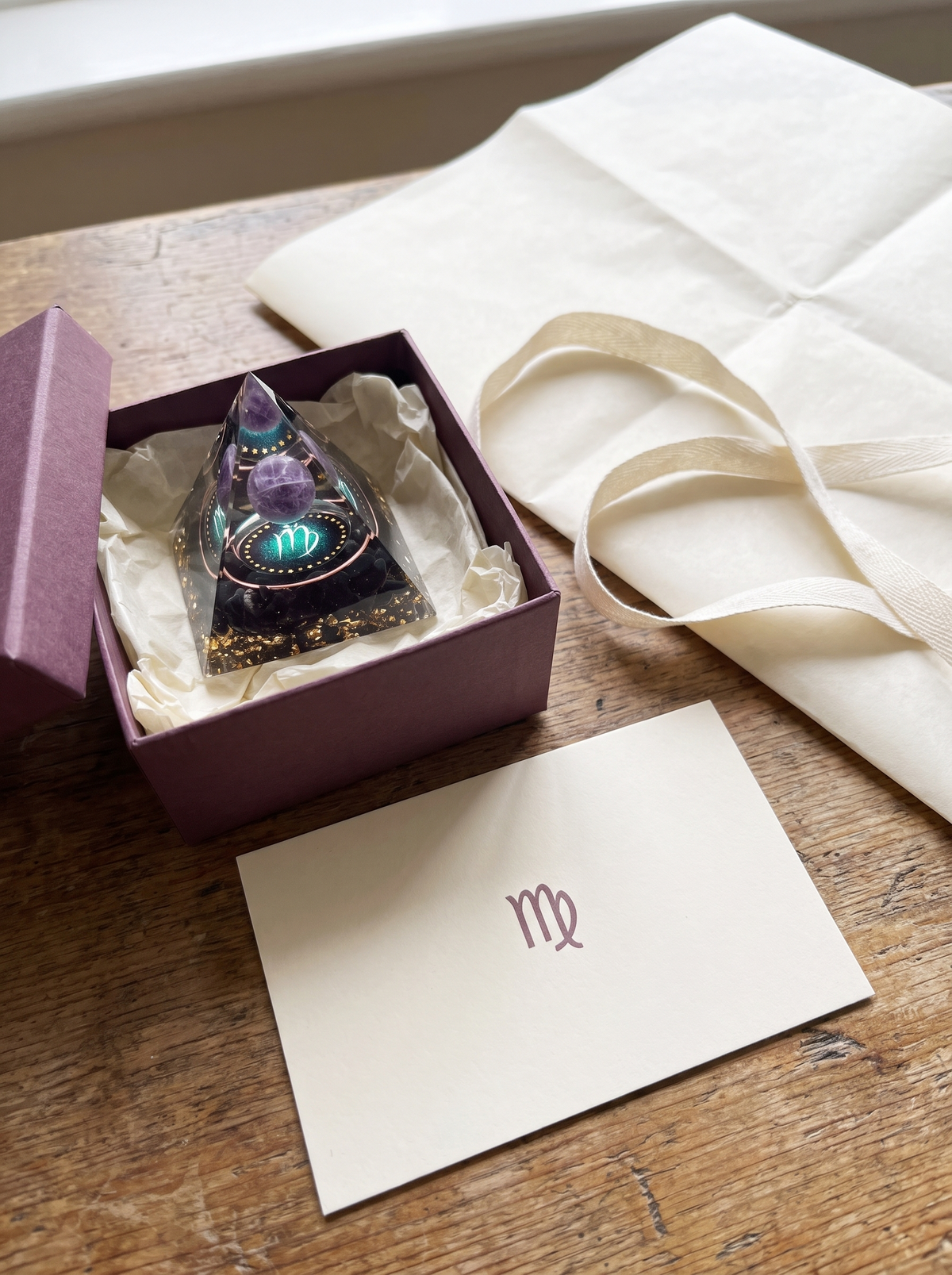 Pisces Constellation Orgone Pyramid