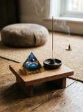 Obsidian Orgone Pyramid, Galaxy Style