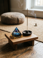 Obsidian Orgone Pyramid, Galaxy Style
